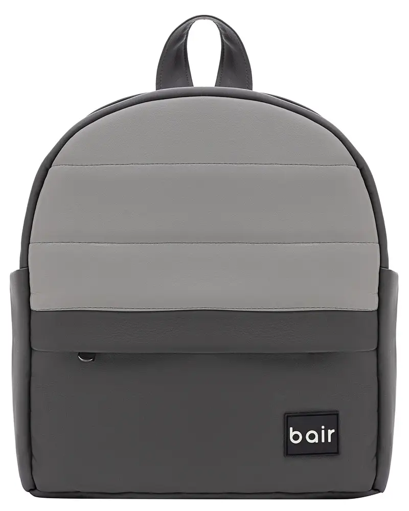 Коляска 2 в 1 Bair Kiwi Plus ECO BKP-21/15 серый/графит